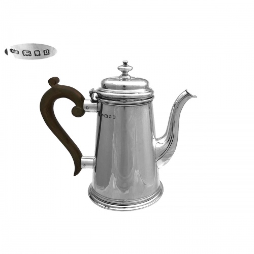 Sterling Silver Coffee Pot London 1935